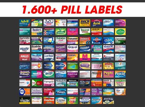 Pill Labels, Pill Case Labels, High Quality Labels With 300 DPI Resolution, Latest Design Pocket ...