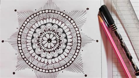 Easy Mandala Drawing Ideas For Beginners - Lu-dont