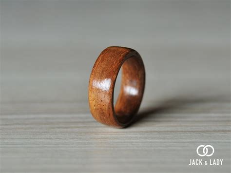 Wooden Rings for Men Mens Wooden Ring Handmade Kiaat - Etsy