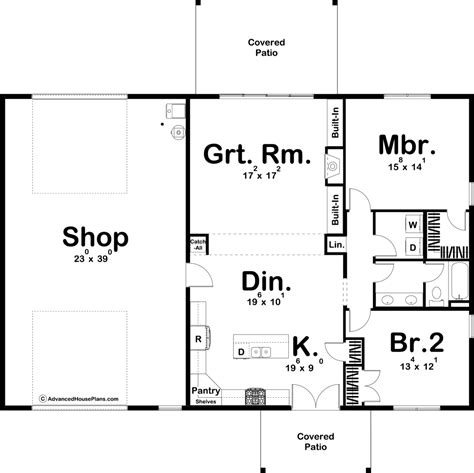 Ranch Style Barndominium Floor Plans