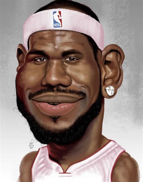 LeBron James | Celebrity caricatures, Funny caricatures, Caricature