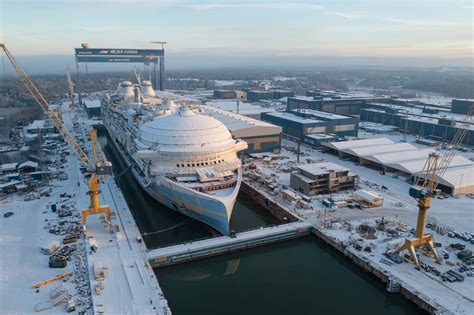 Biggest Cruise Ship Ever Completes Construction Milestone