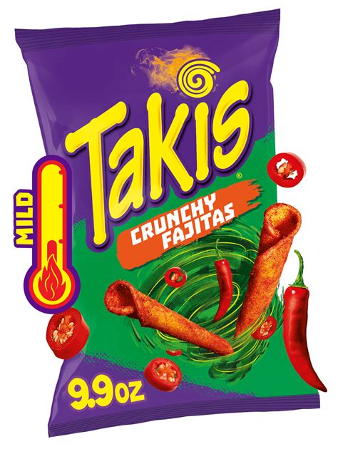 Takis Crunchy Fajitas 9.9 oz Sharing Size Bag, Fajita Rolled Tortilla Chips - Walmart.com