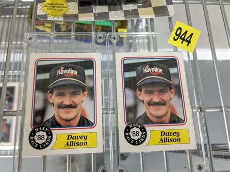 2 Davey Allison 1988 Maxx Cards - South Auction