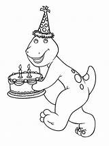Barney On Birthday coloring Page  Download Print Or Color Online For Free sketch template