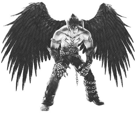 Jin Kazama (devil form) by skyres2 on DeviantArt