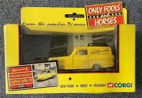 Bid Now: Only Fools and Horses Reliant Regal Super Van III 1990 by Corgi model number 05201 ...