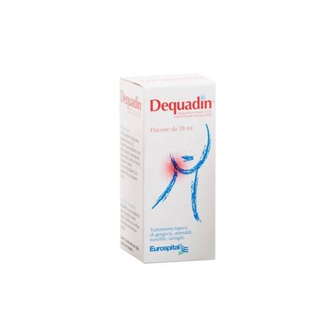 Eurospital | Dequadin 0.5% Oral Solution Dequalinium Chloride Bottle 28 ml