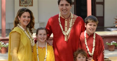 Trudeau family criticized for overdoing it on their traditional Indian ...