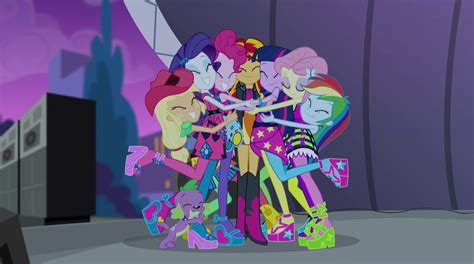 Image - Rainbooms group hug EG2.png | My Little Pony Equestria Girls ...