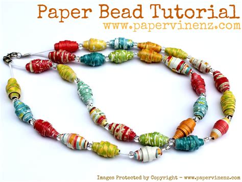 Paper Bead Tutorial – SUMMER FUN! | PaperVine