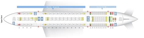 Seat map Airbus A380-800 Singapore Airlines. Best seats in plane