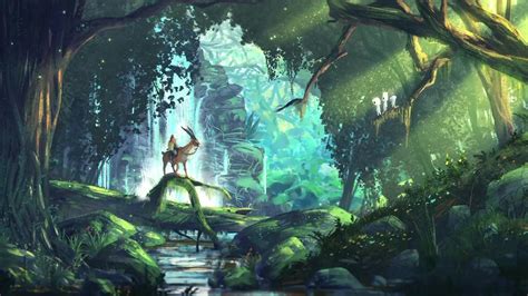 Kodama Forest Spirit Princess Mononoke Live Wallpaper - MoeWalls