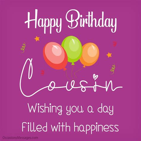 Descobrir 78+ imagem happy birthday messages for cousin - br ...