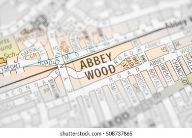 Abbey Wood London Uk Map Stock Photo 508737865 | Shutterstock