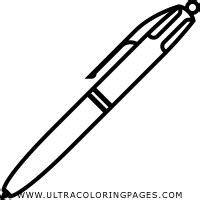 Dibujo De Bolígrafo Para Colorear - Ultra Coloring Pages