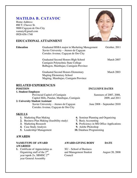 How To Make Cv Resume For Job - Coverletterpedia