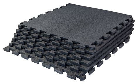 Interlocking Rubber Slab Mat, 6 Set | Northern Lights Fitness Equipment