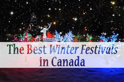 The Best Winter Festivals in Canada - Great Canadian Van Lines