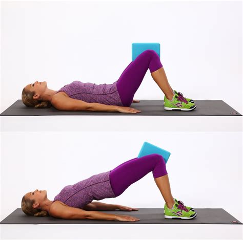 Bridge With Block | Best Butt Exercise on the Floor | POPSUGAR Fitness ...