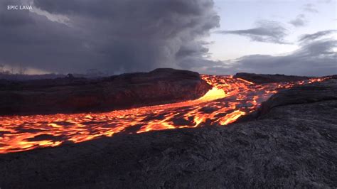 VIDEO: 5 pm Eruption Update – Lava Creeps South Along Puna Shore