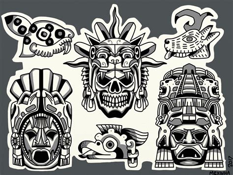 Tattoos Aztec tattoo designs Aztec-tattoo-designs Symbol tattoos Name ...