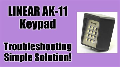 Ak 11 Keypad Manual