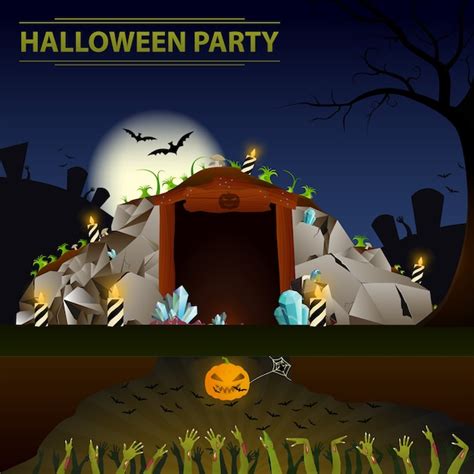 Premium Vector | Halloween party.