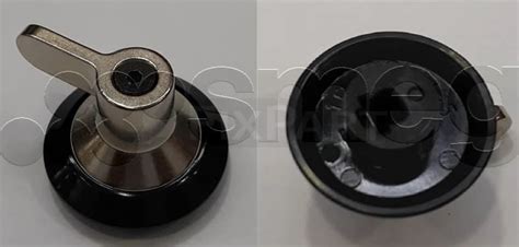 Genuine Smeg Oven Stove Cooktop Control Knob - Stainless Steel 694976482 - Retail Appliance Parts