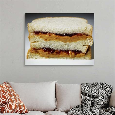 Peanut butter and jelly sandwich Wall Art, Canvas Prints, Framed Prints, Wall Peels | Great Big ...