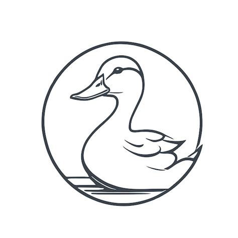 Premium Vector | Duck symbolizing art design stock illustration