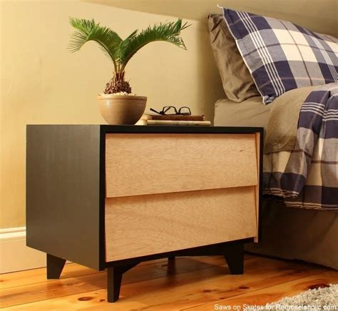 Remodelaholic | How to Build a Mid-Century Modern Nightstand