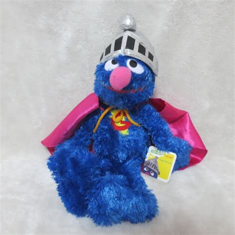 Sesame Street Super Grover Plush Toys 40cm-in Stuffed & Plush Animals ...