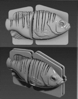 6″ Bluegill- Narrow Bluegill Pattern Stencil – Backwater.Outfitting