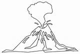 Volcano coloring Page  ColouringPages sketch template