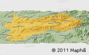 Physical Panoramic Map of Lashio