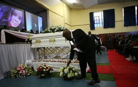 Photos from the funeral of Karabo Mokoena, the South African lady ...