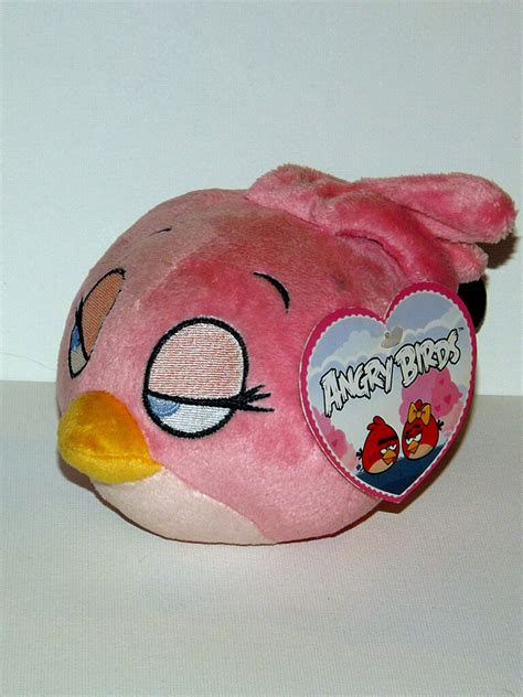 -=Chameleon's Den=- Angry Birds Plushie: Pink Bird Stella