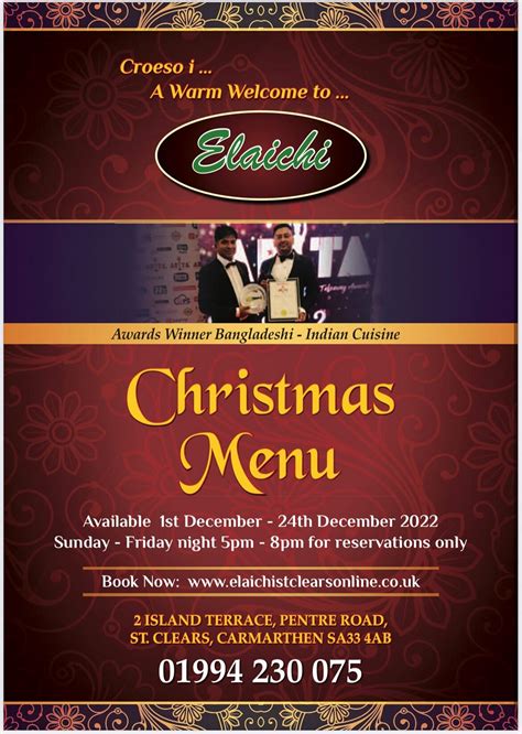 ELAICHI, St Clears - Menu, Prices & Restaurant Reviews - Order Online Food Delivery - Tripadvisor