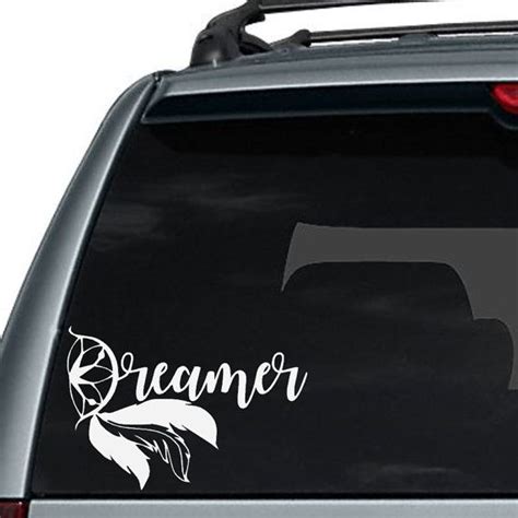 Dreamer Decal Sticker / Dreamer Mirror Decal Sticker / Dreamer Wall Decal / Dreamer Car Decal ...