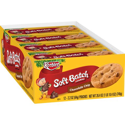 Keebler Soft Batch Chocolate Chip Cookies 2.2 oz 12 ct - Walmart.com