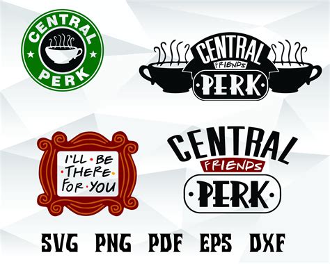 Central Perk, Friends TV Show, Svg Png Pdf Eps Dxf Formats - Etsy UK