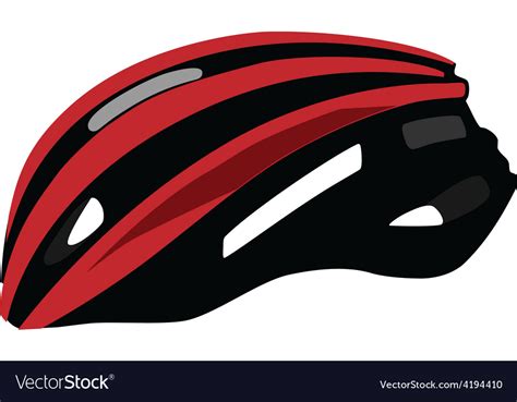 Bicycle helmet Royalty Free Vector Image - VectorStock