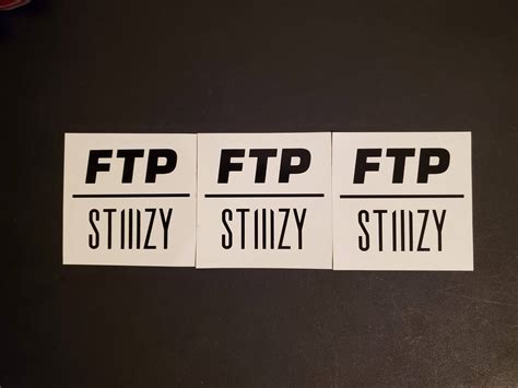 Fuck The Population ftp stiiizy stickers 3 | Grailed