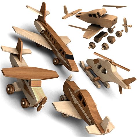 Four Quick N Easy Airplanes Wood Toy Plans