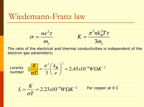 PPT - Equation of motion of an electron with an applied electric and ...