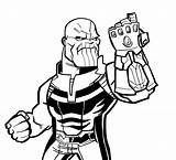 Infinity Gauntlet Coloring Pages sketch template