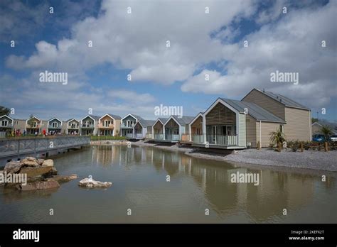 The new Chalets at Butlins, Minehead Stock Photo - Alamy