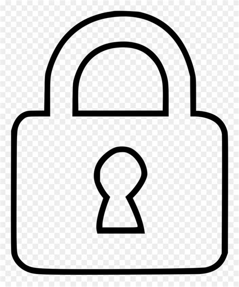 Drawing File Lock Clip Art Free - Lock Picture Drawing - Png Download ...