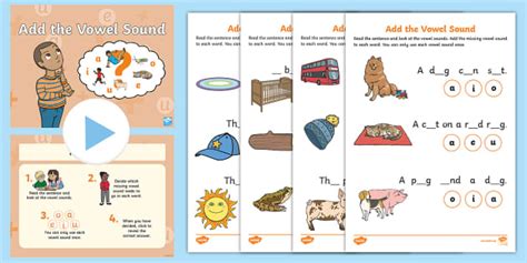 Phase 2 Add the Vowel Sound Phonics Resource Pack - Twinkl